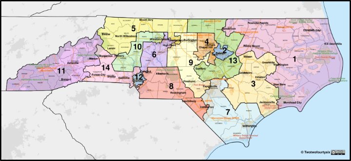'NC congressional districts 2026